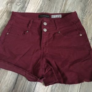 High waisted shorty shorts